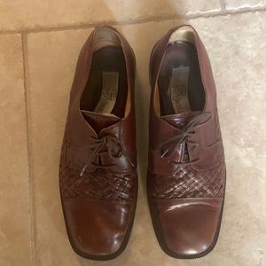 Vittorio Virgili leather shoes made in Italy. European size 43. US size 10